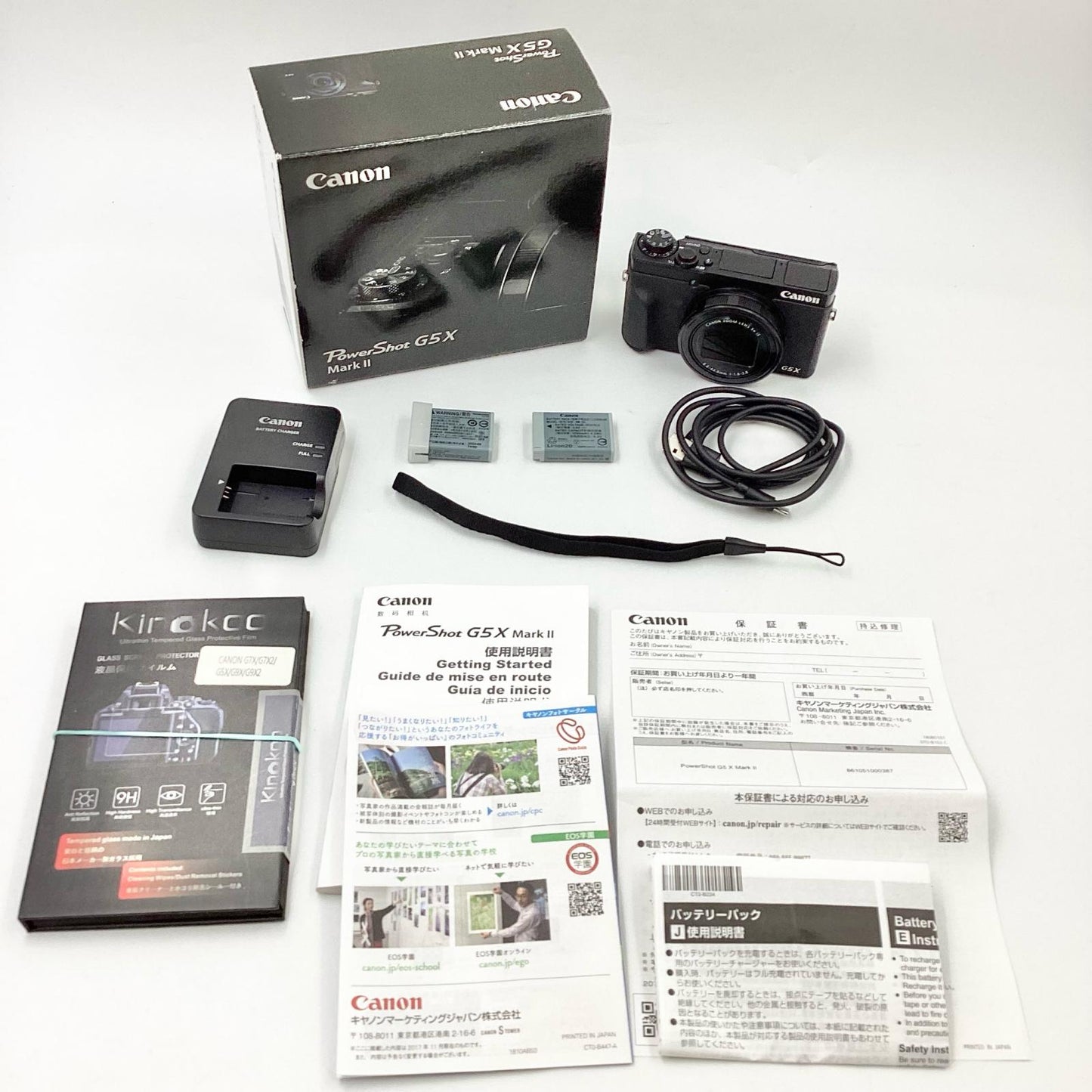 【全額返金保証】【最速発送】Canon コンパクトデジタルカメラ PowerShot G5X Mark II 超美品 動作確認済