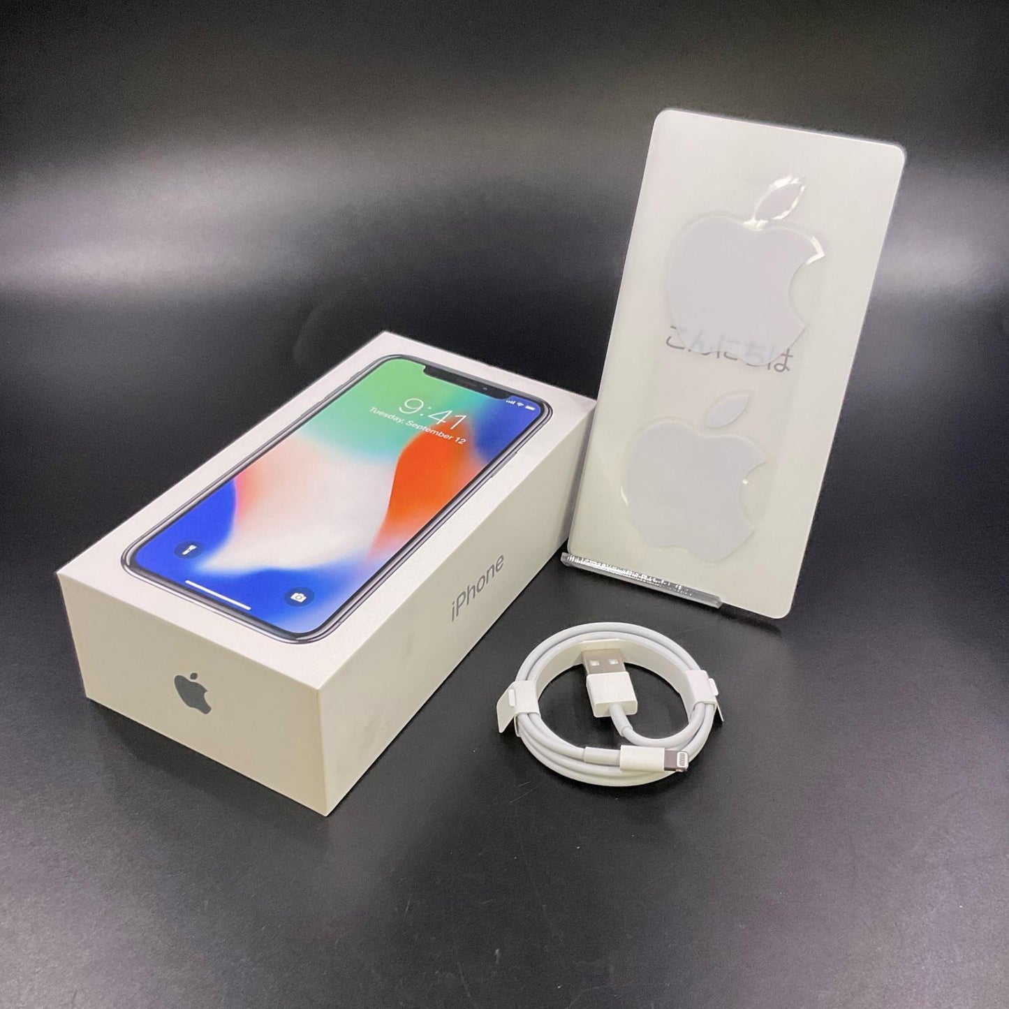 【全額返金保証】【最速発送】Apple iPhone iPhone X 256GB シルバー docomo 白ロム 動作確認済 100%