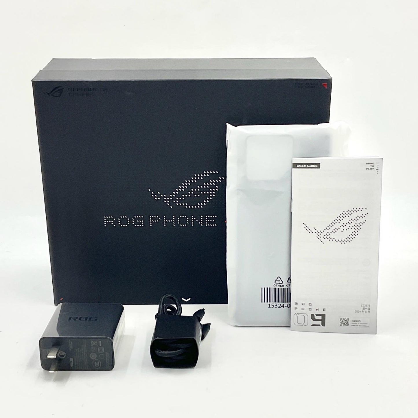 【全額返金保証】【最速発送】ASUS ROG Phone 9 Pro 512GB ファントムブラック SIMフリー ASUSAI2501C 美品 動作確認済