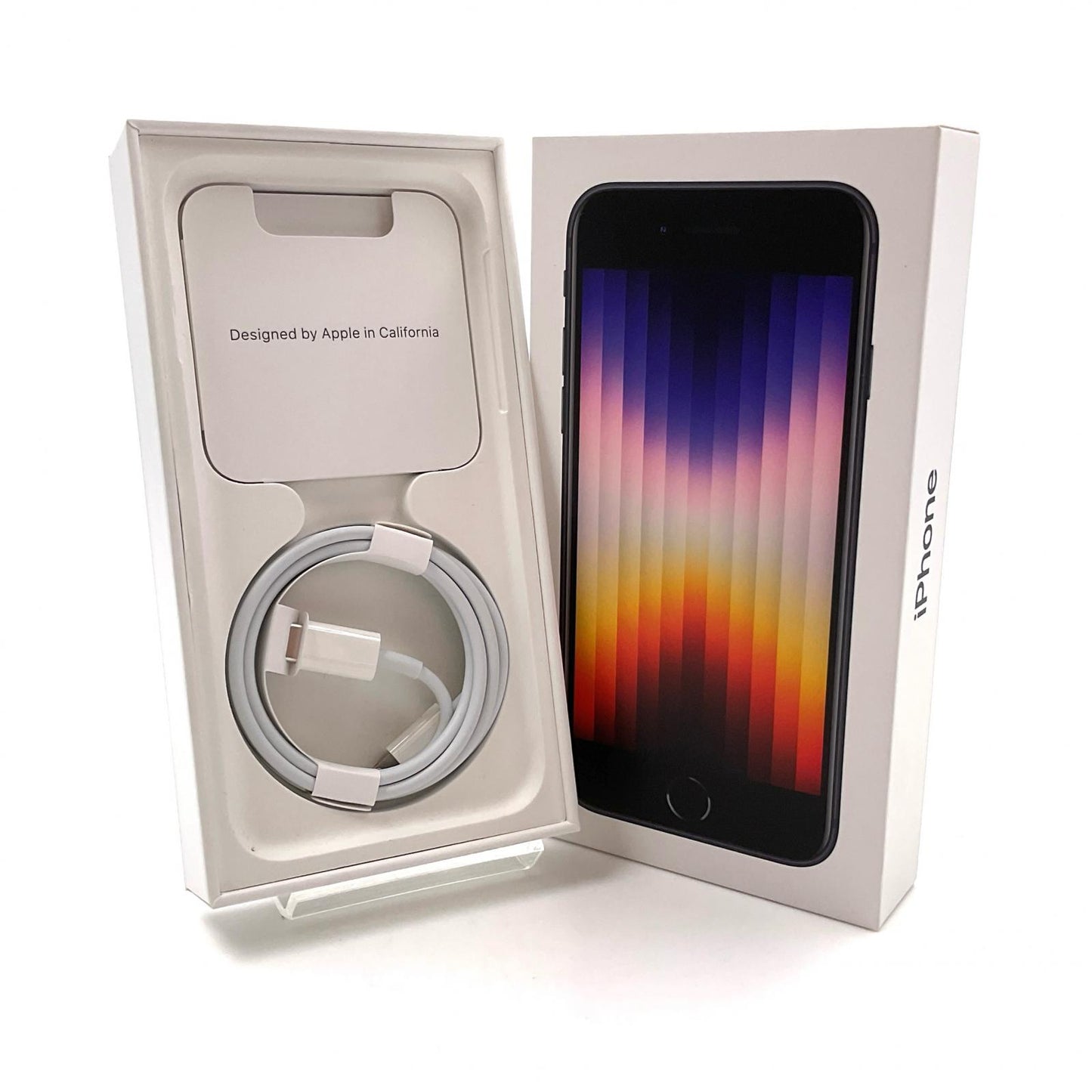 【全額返金保証】【最速発送】Apple iPhone iPhone SE(第3世代) 128GB ミッドナイト au 白ロム 動作確認済 82%