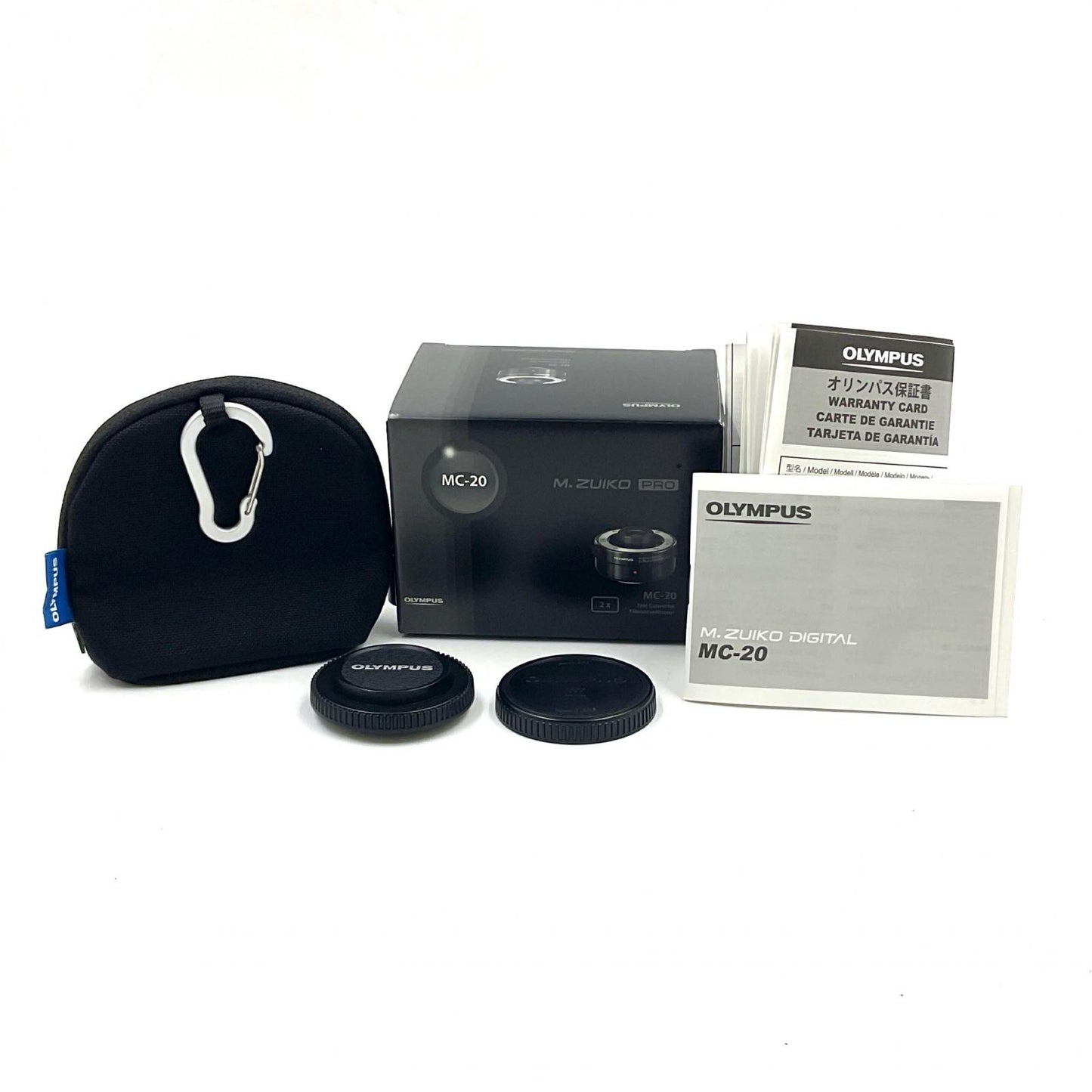 【全額返金保証】【最速発送】OLYMPUS M.ZUIKO DIGITAL 2x Teleconverter MC-20 美品 動作確認済