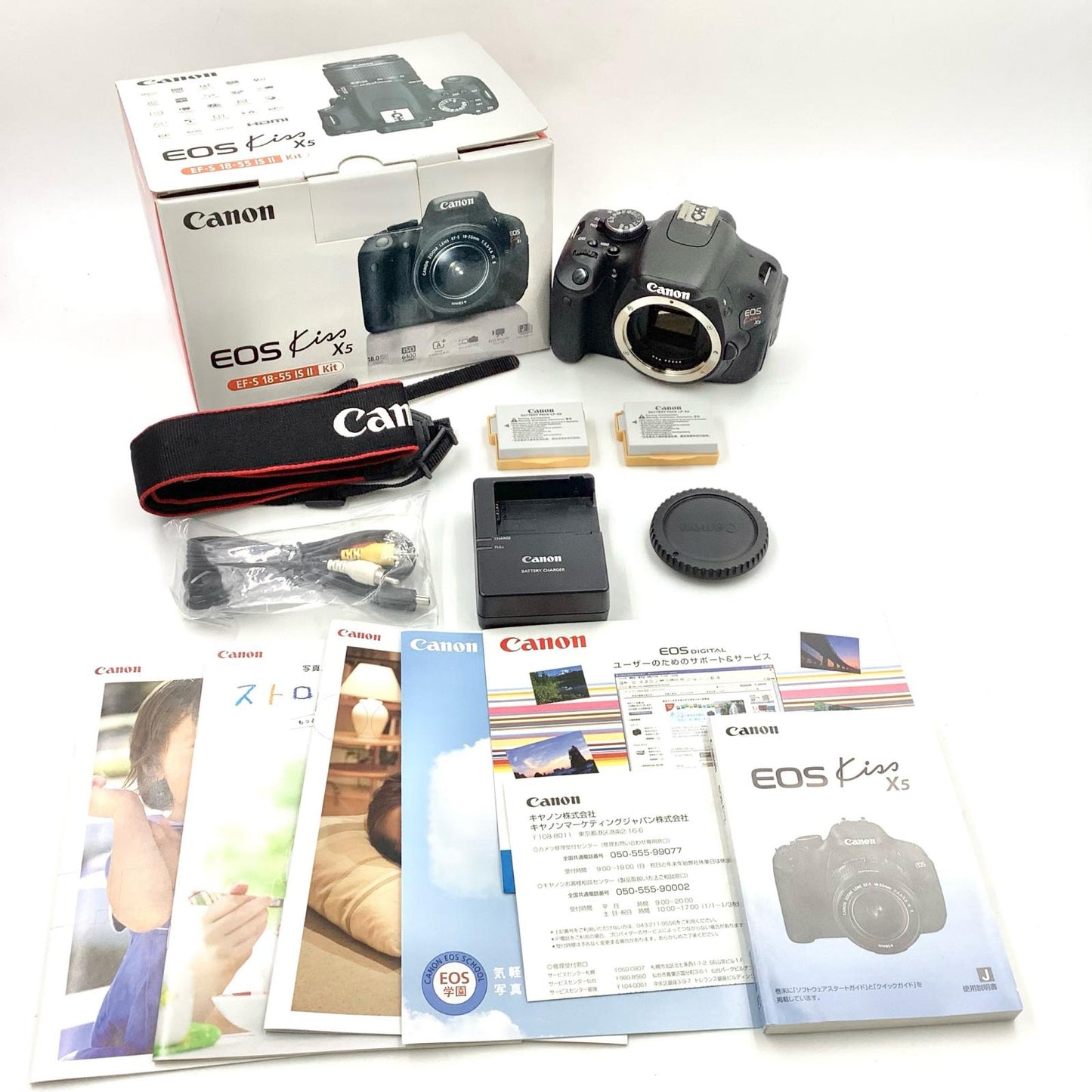 【全額返金保証】【最速発送】Canon デジタル一眼 EOS Kiss X5 ボディ ブラック 美品 動作確認済
