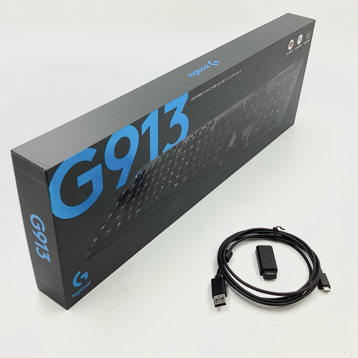 【全額返金保証】【最速発送】Logicool G913 LIGHTSPEED ワイヤレス RGB メカニカル ゲーミング キーボード Y-R0069 動作確認済