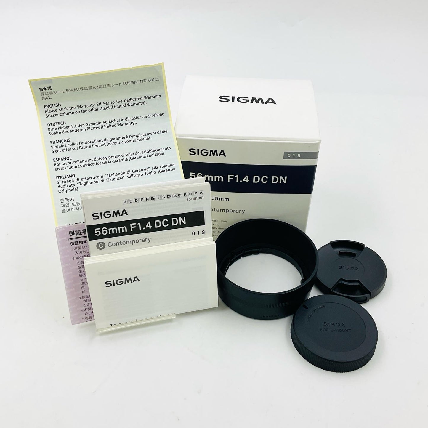 【全額返金保証】【最速発送】SIGMA 56mm F1.4 DC DN 動作確認済