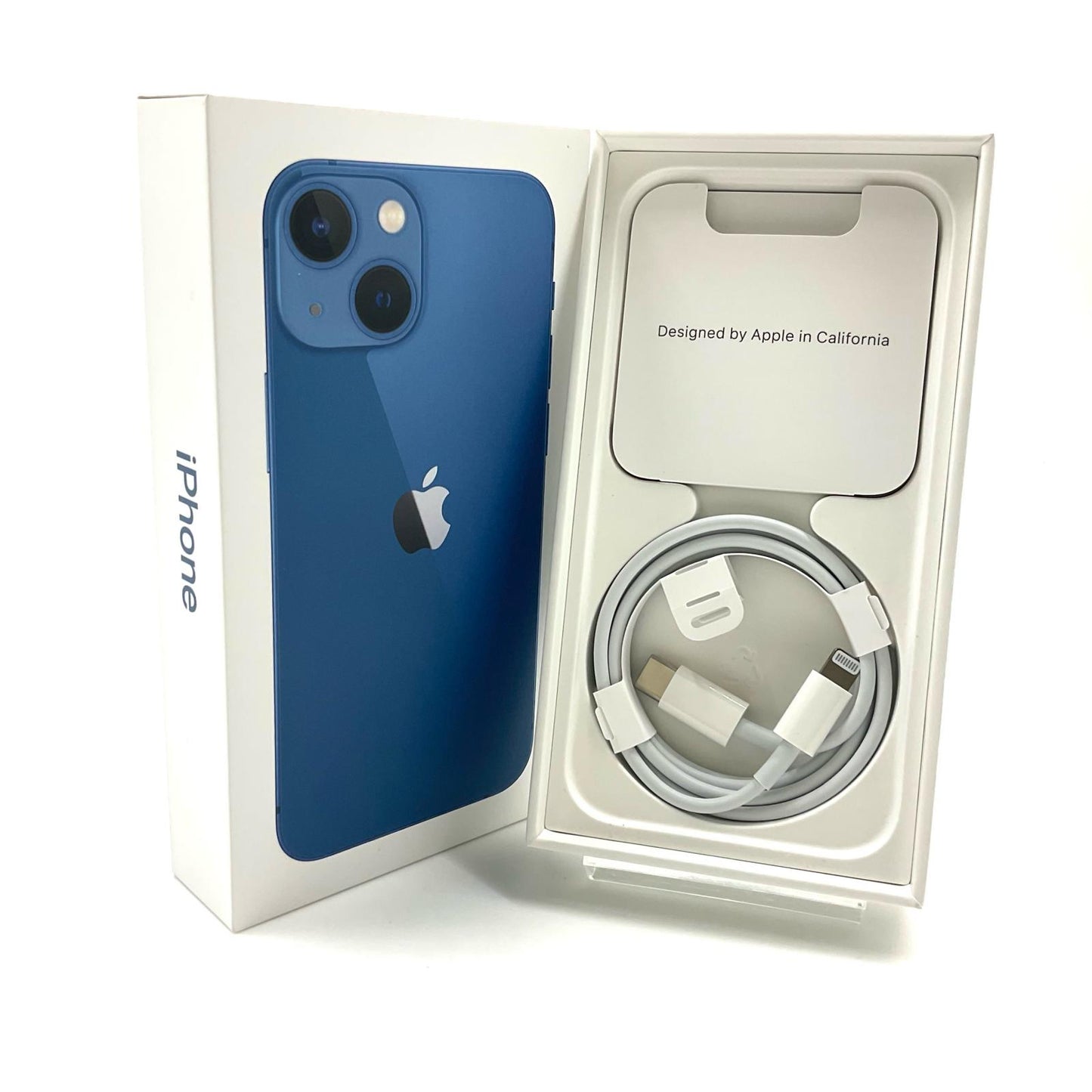 【全額返金保証】【最速発送】Apple iPhone iPhone mini 13 mini 128GB ブルー docomo SIMフリー 白ロム 動作確認済