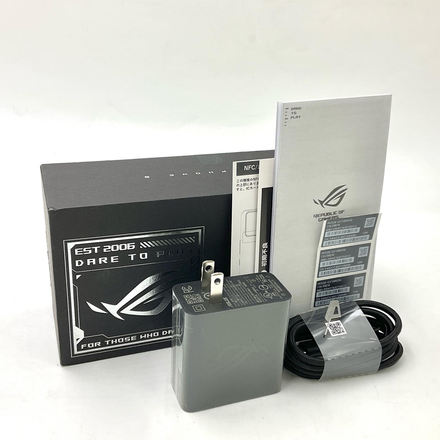 【全額返金保証】【最速発送】ASUS ROG Phone 8 5G 256GB レベルグレー SIMフリー AI2401 超美品 動作確認済