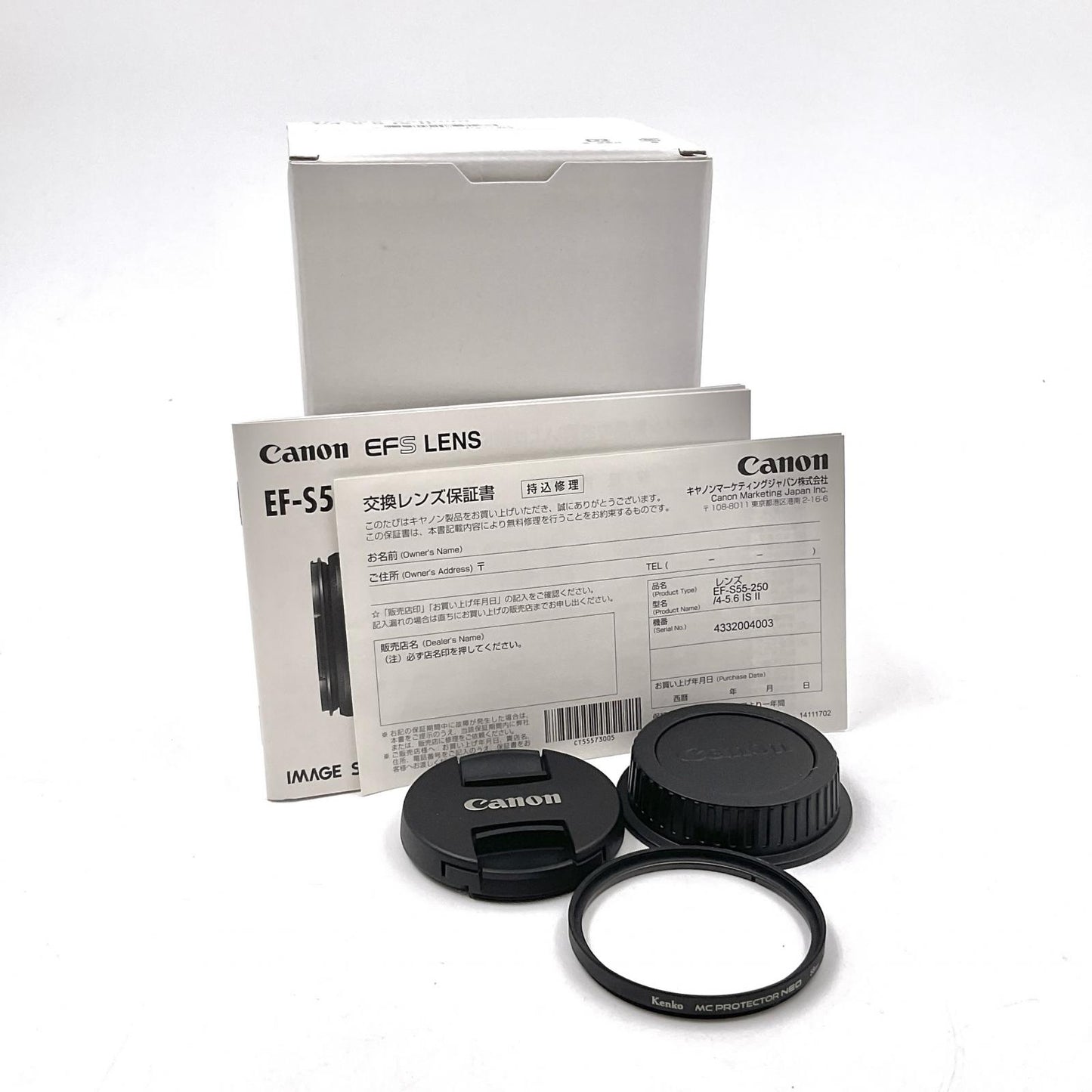 【全額返金保証】【最速発送】Canon EF-S55-250mm F4-5.6 IS II 美品 動作確認済