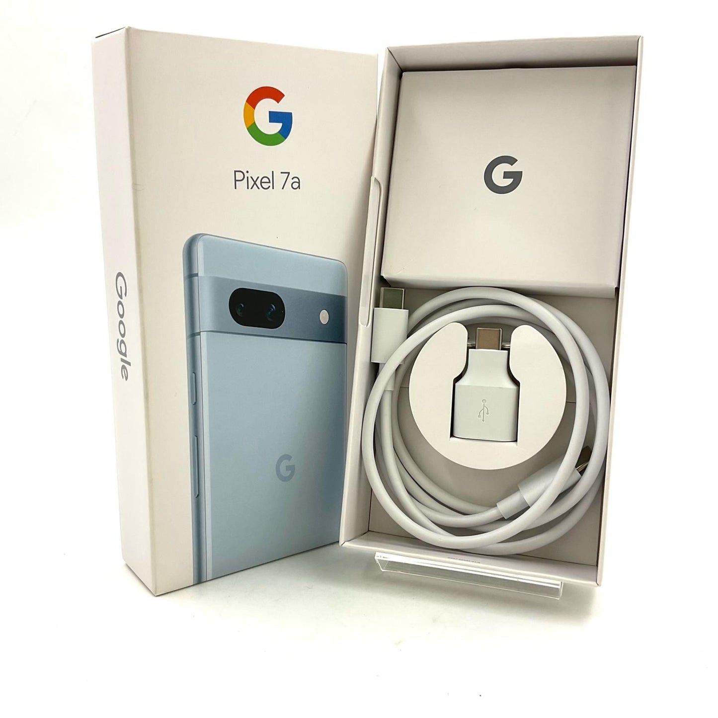【全額返金保証】【最速発送】Google Pixel 7a 128GB Sea au G82U8 白ロム 動作確認済