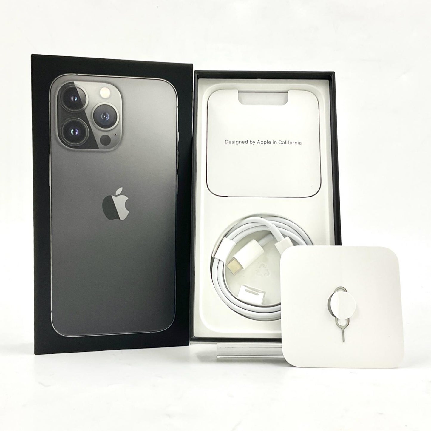 【全額返金保証】【最速発送】Apple iPhone iPhone 13 Pro 256GB グラファイト Softbank 動作確認済 77%