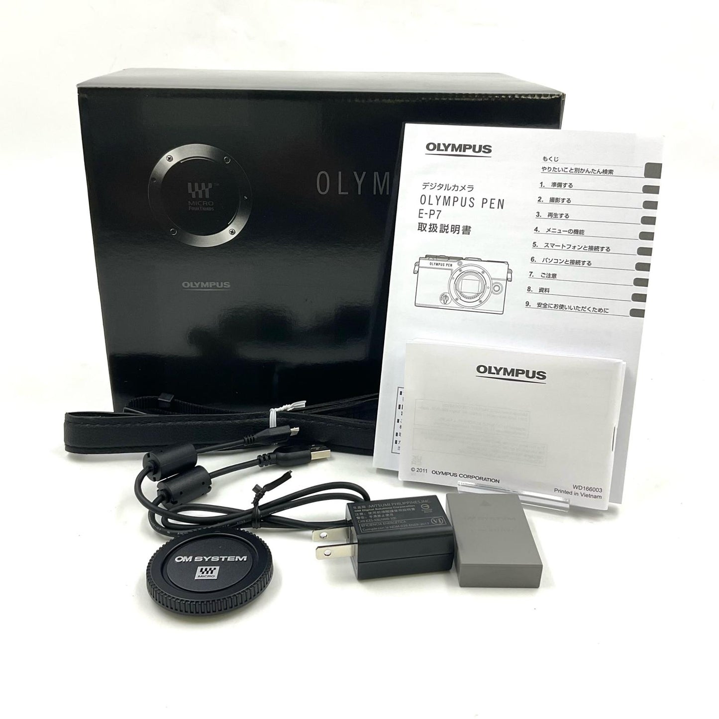 【全額返金保証】【最速発送】OLYMPUS デジタル一眼 PEN E-P7 ボディ シルバー 動作確認済