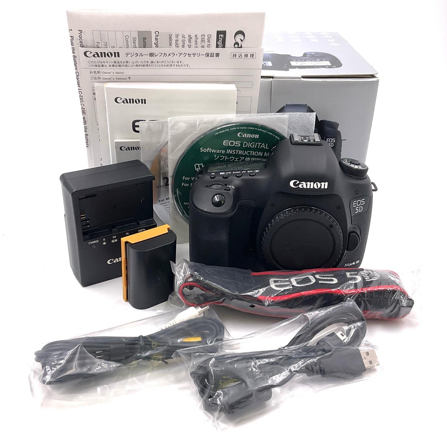 【全額返金保証】【最速発送】Canon デジタル一眼 EOS 5D Mark III ボディ ブラック 動作確認済