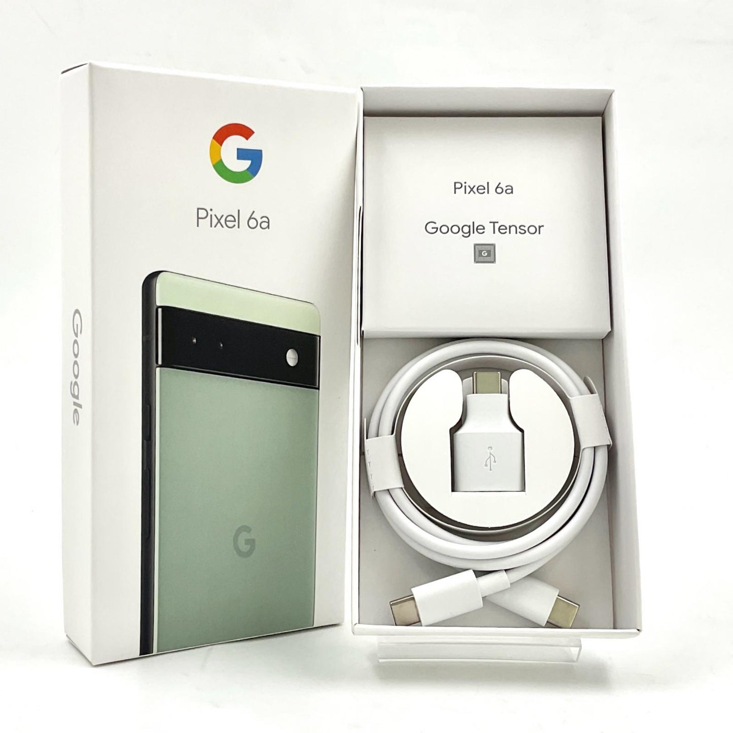 【全額返金保証】【最速発送】Google Pixel Pixel 6a 128GB Sage Softbank SIMフリー GB17L 白ロム 超美品 動作確認済