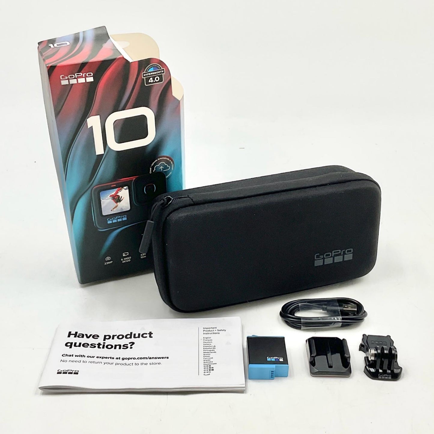 【全額返金保証】【最速発送】GoPro HERO10 BLACK CHDHX-101-FW 動作確認済