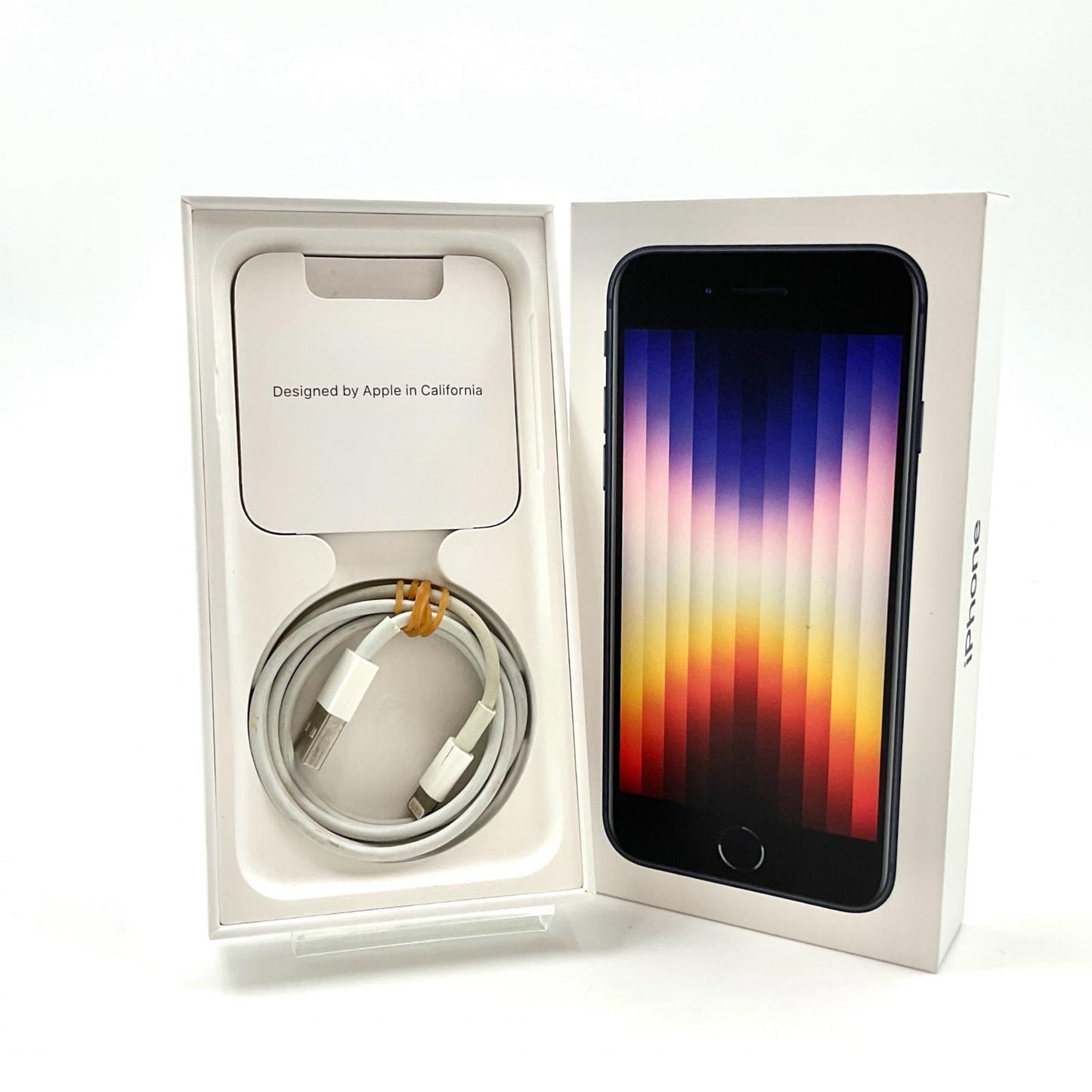 【全額返金保証】【最速発送】Apple iPhone iPhone SE(第3世代) 128GB ミッドナイト au SIMフリー 白ロム 動作確認済 82%