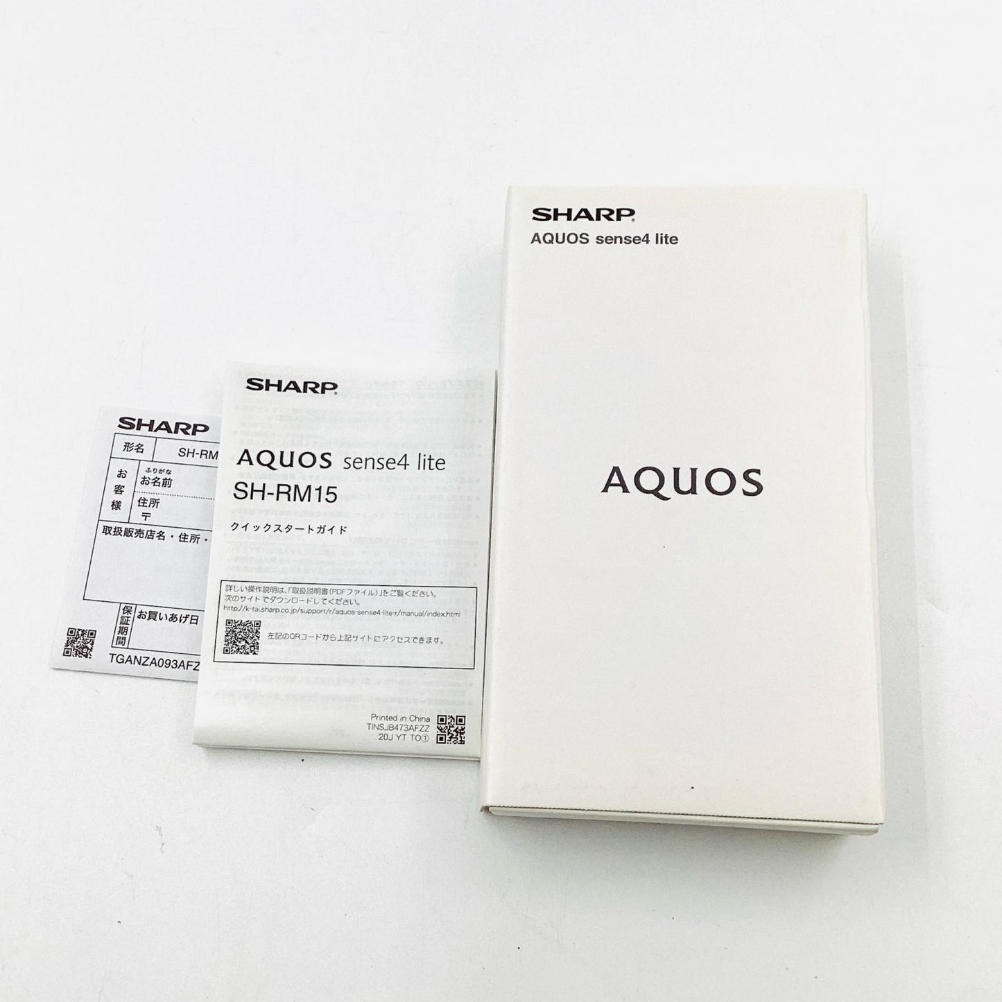 【全額返金保証】【最速発送】SHARP AQUOS sense4 lite 64GB ブラック 楽天モバイル SIMフリー SH-RM15 白ロム 動作確認済