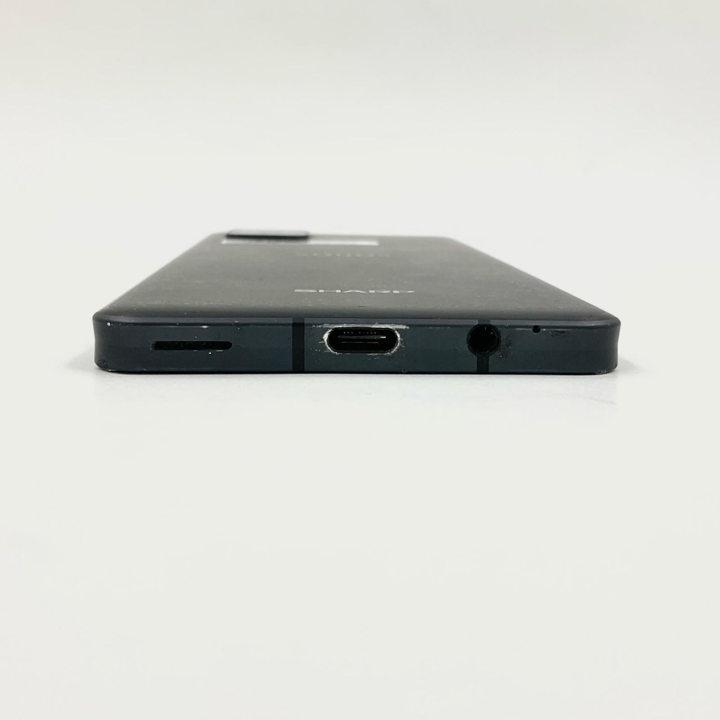 【最速発送】SHARP AQUOS sense6 64GB ブラック 楽天モバイル SIMフリー SH-RM19 白ロム【難有】
