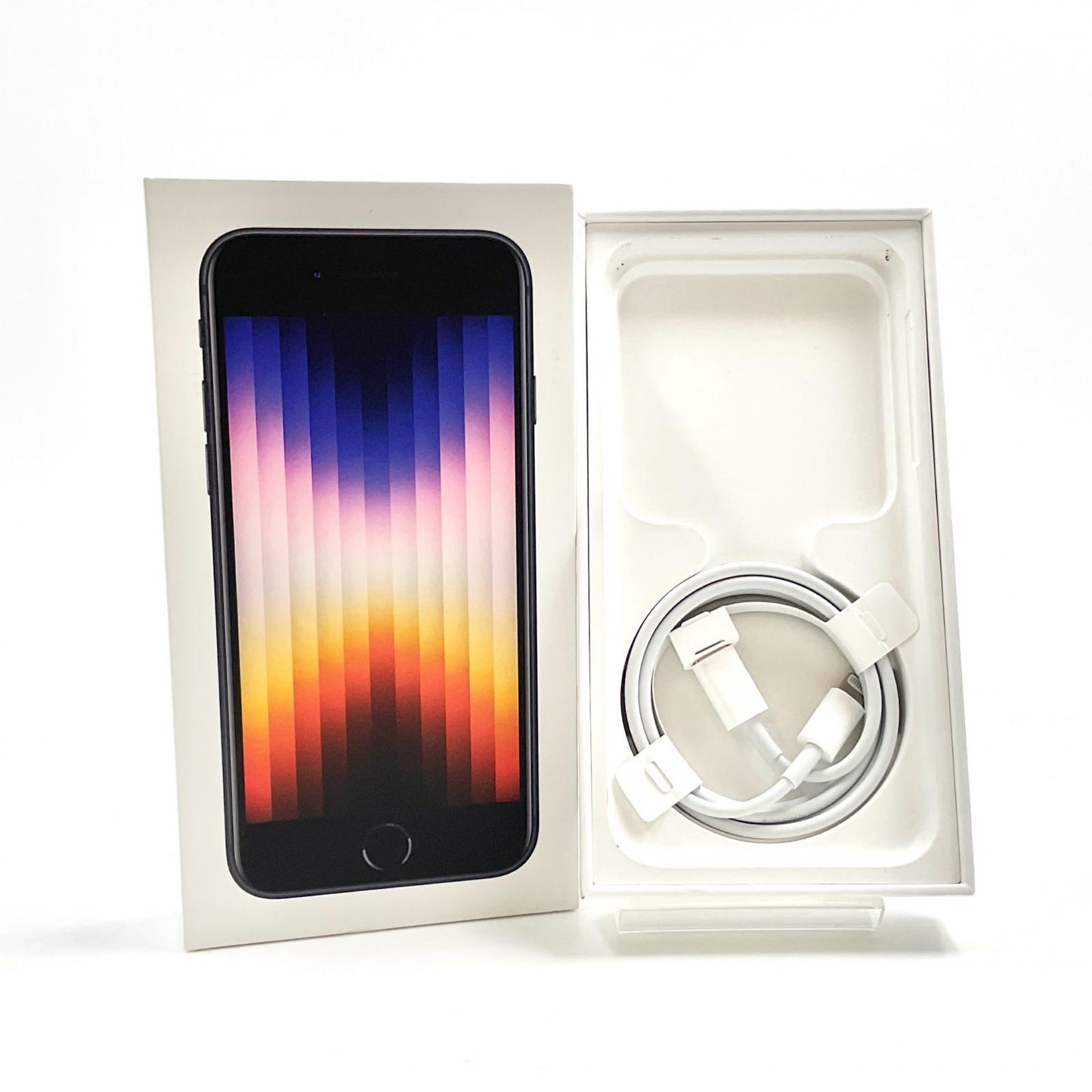 【全額返金保証】【最速発送】Apple iPhone iPhone SE(第3世代) 64GB ミッドナイト Softbank 動作確認済 100%