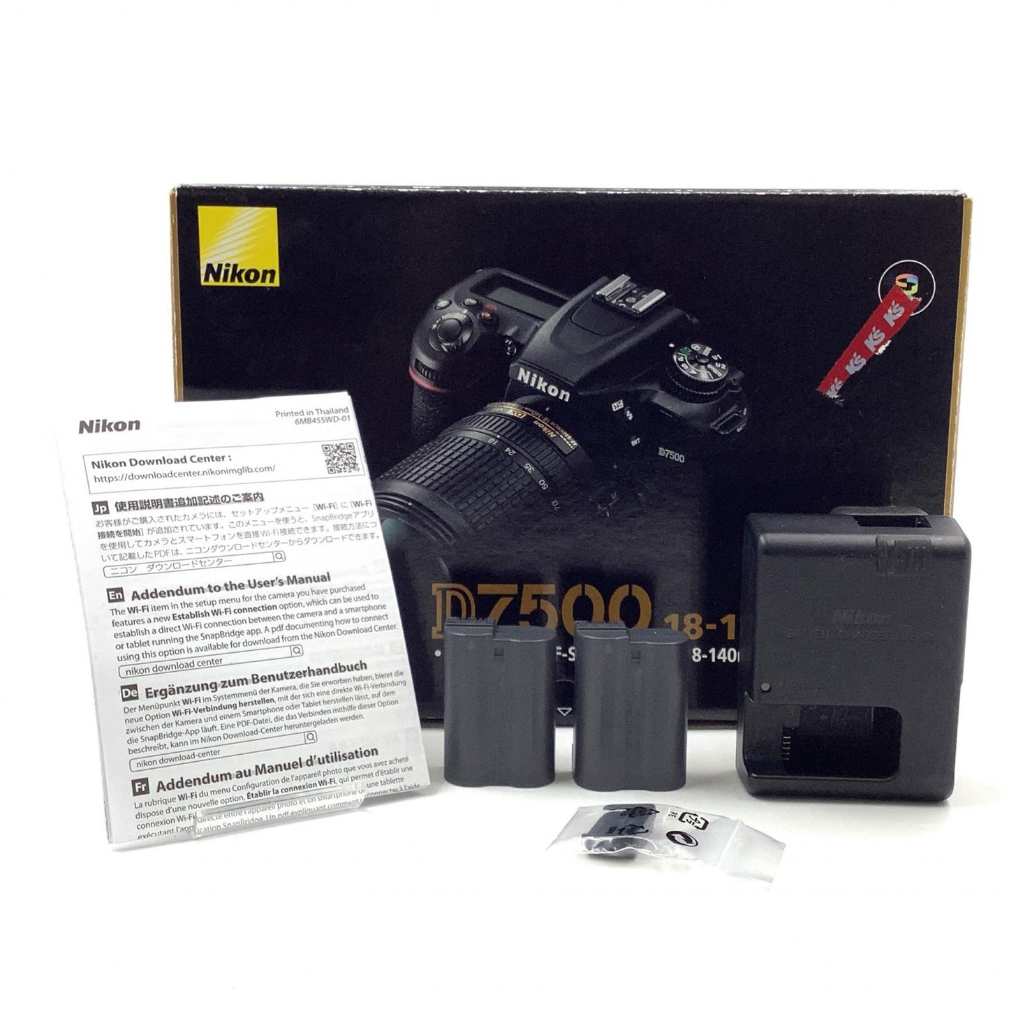【全額返金保証】【最速発送】Nikon デジタル一眼 D7500 ボディ ブラック 美品 動作確認済