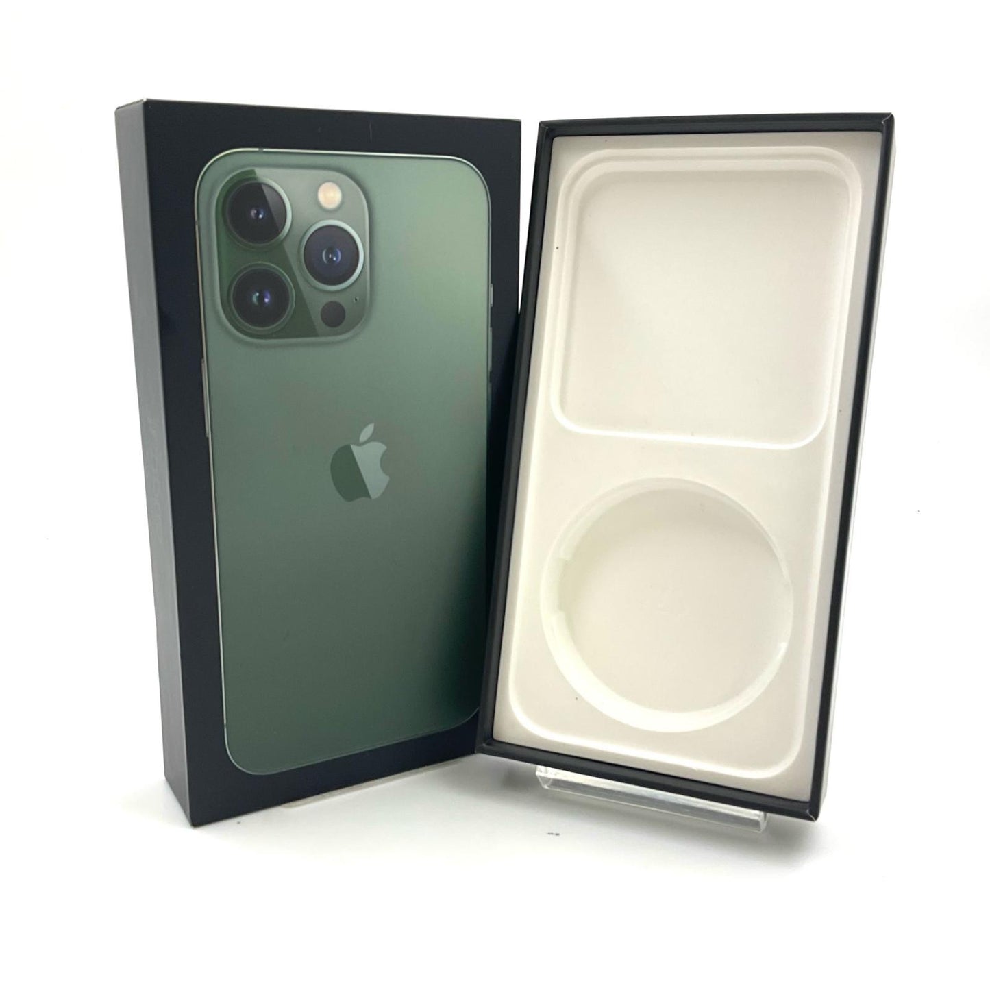 【全額返金保証】【最速発送】Apple iPhone iPhone 13 Pro 128GB アルパイングリーン au 白ロム 動作確認済 92%