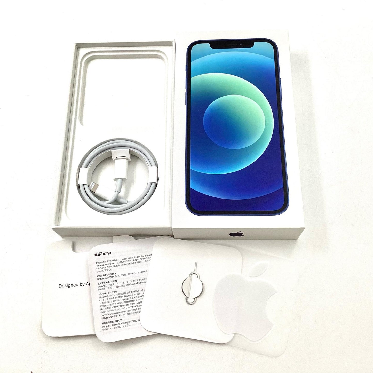 【全額返金保証】【最速発送】Apple iPhone iPhone 12 64GB ブルー 楽天モバイル 白ロム 動作確認済 83%