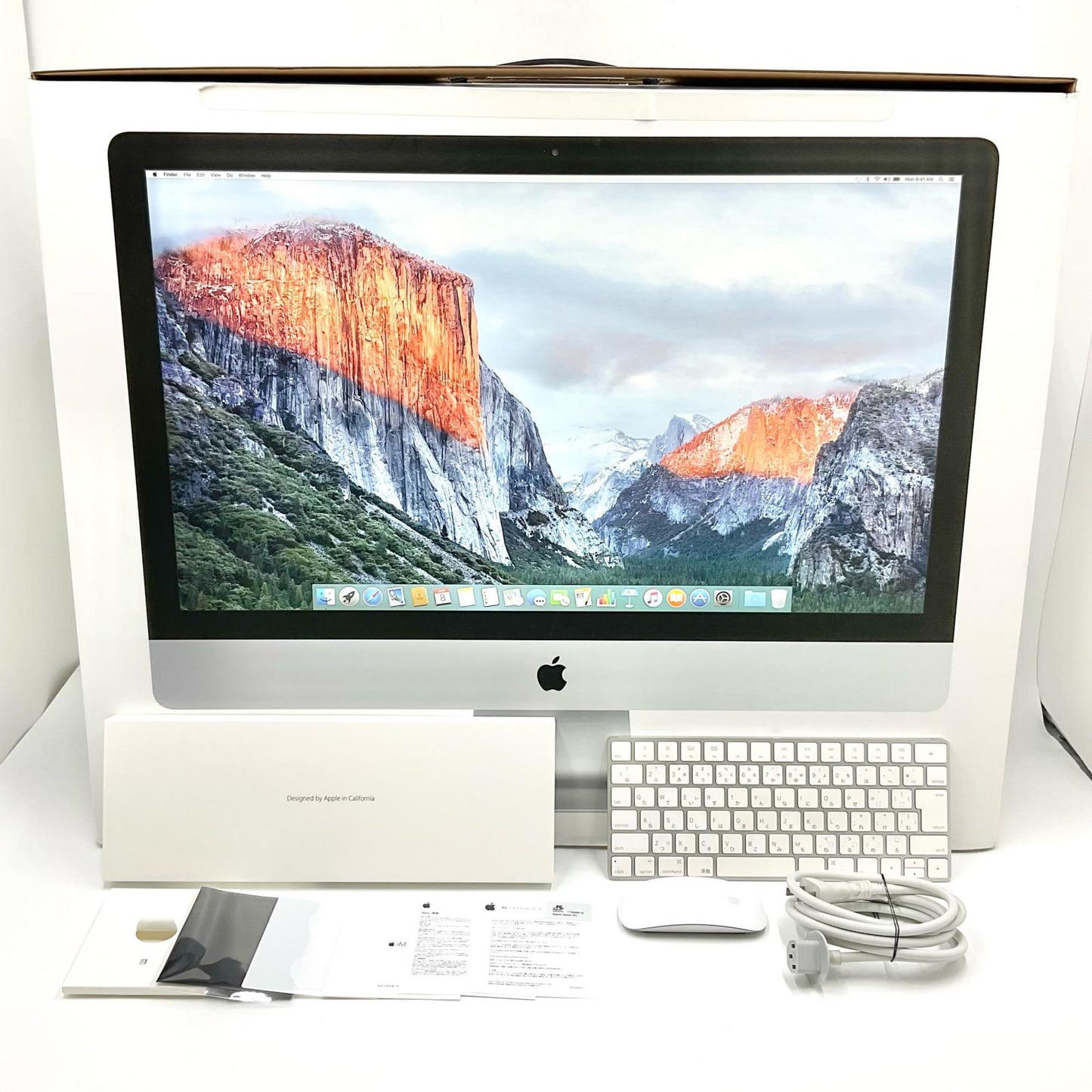 【全額返金保証】【最速発送】Apple iMac 27インチ クアッドコア intel core i5 24GB HDD 1TB SSD 32GB シルバー 動作確認済