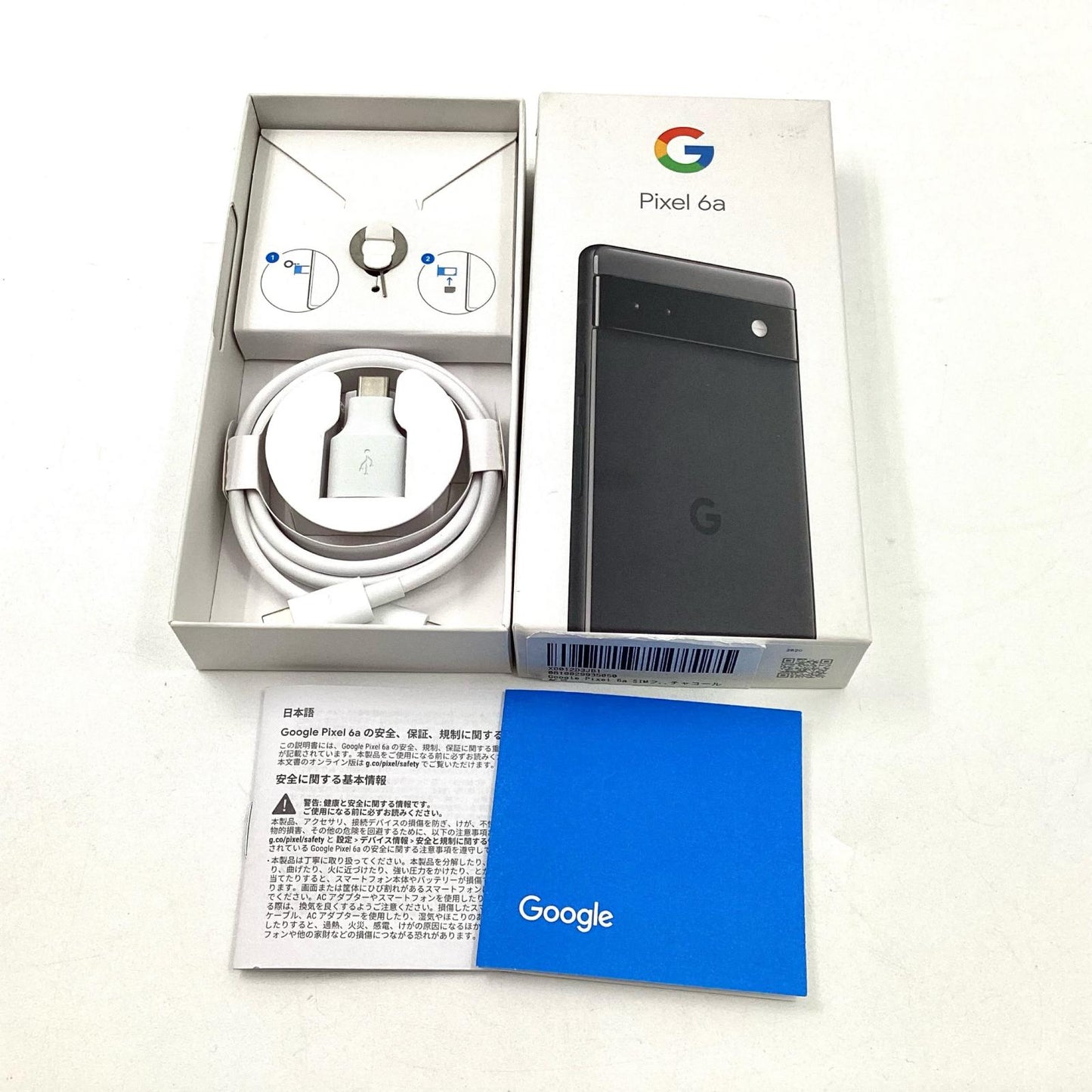 【最速発送】Google Pixel Pixel 6a 128GB チャコール au SIMフリー GB17L 白ロム【難有】