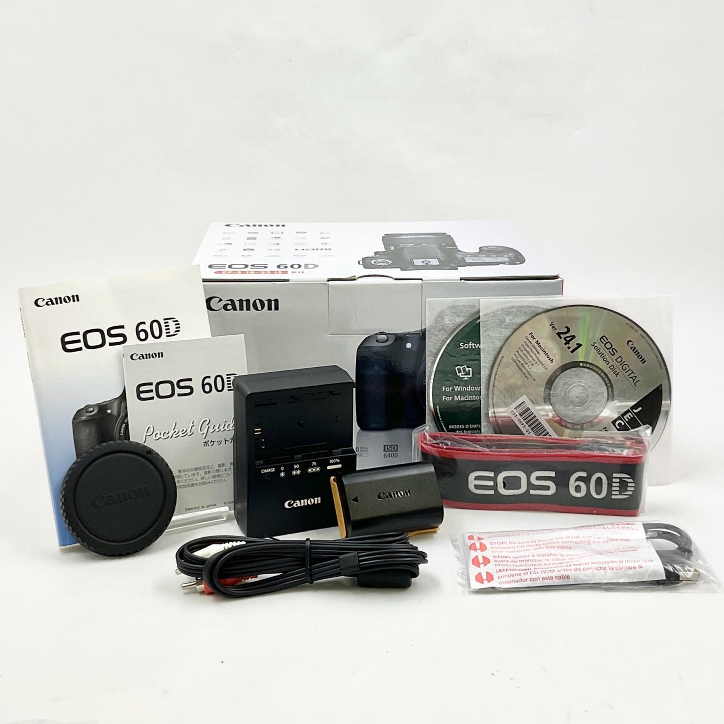 【全額返金保証】【最速発送】Canon デジタル一眼 EOS 60D ボディ ブラック 動作確認済