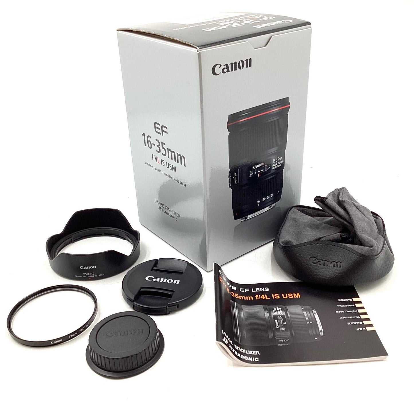 【全額返金保証】【最速発送】Canon EF16-35mm F4L IS USM 美品 動作確認済