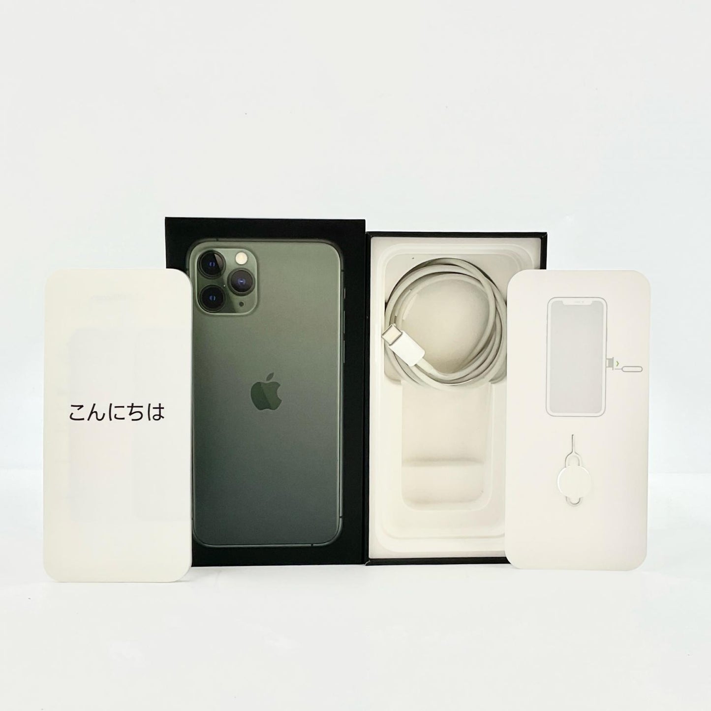 【全額返金保証】【最速発送】Apple iPhone iPhone Pro 11 Pro 256GB ミッドナイトグリーン Softbank 白ロム 動作確認済 84%