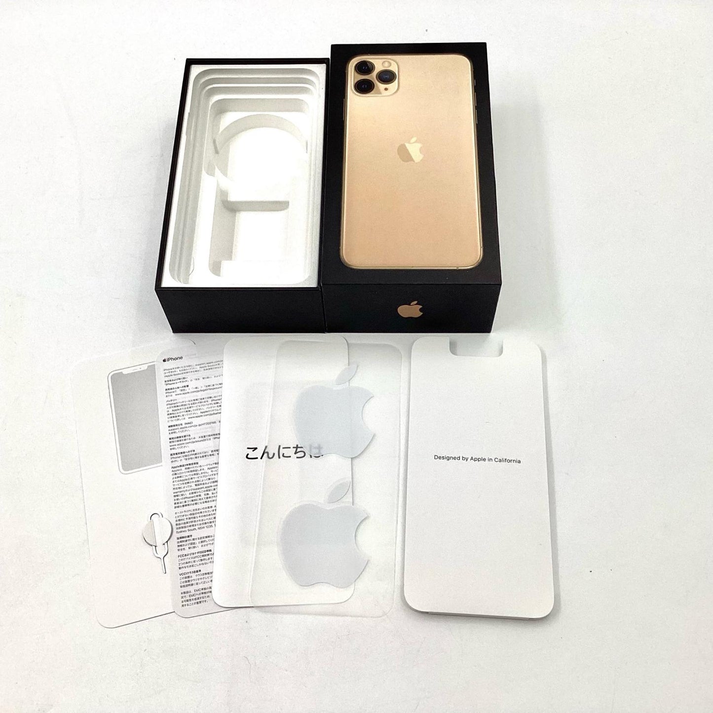 【全額返金保証】【最速発送】Apple iPhone iPhone 11 Pro Max 64GB ゴールド au SIMフリー 白ロム 動作確認済 75%