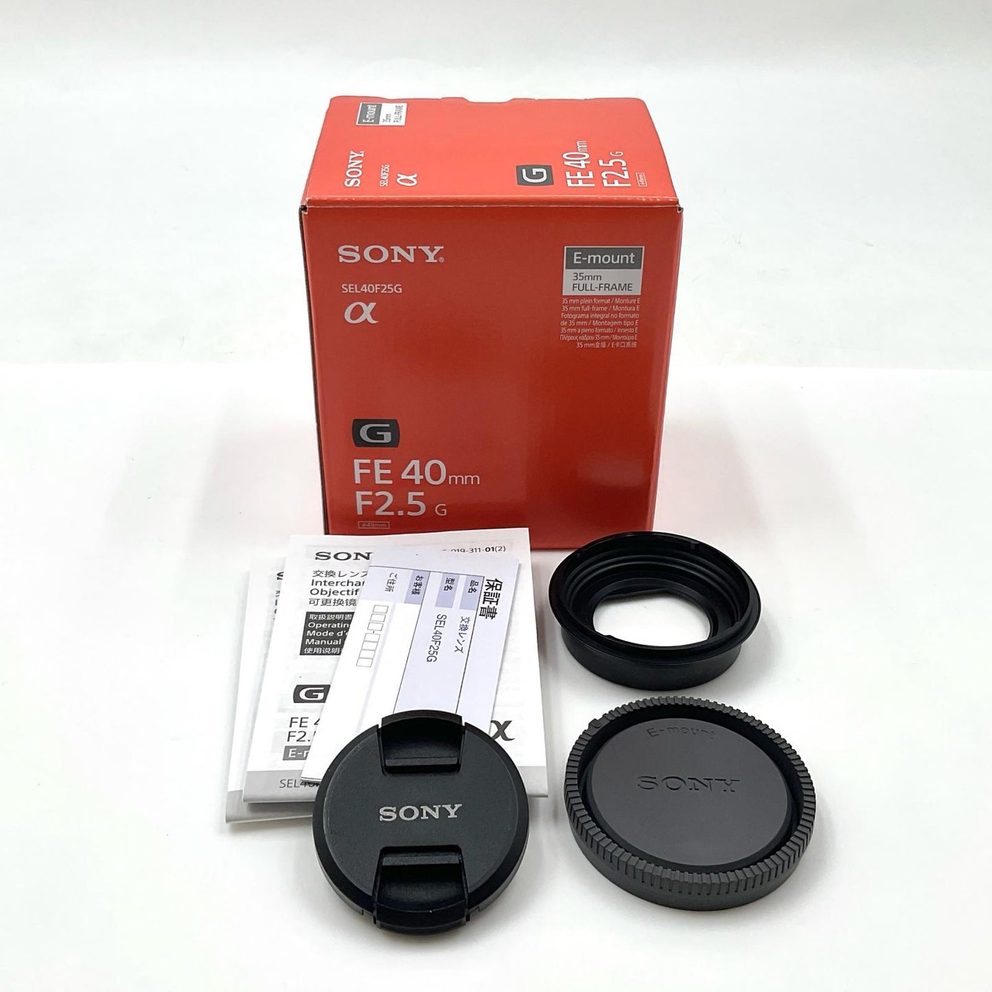 【全額返金保証】【最速発送】Sony FE 40mm F2.5 G SEL40F25G 美品 動作確認済