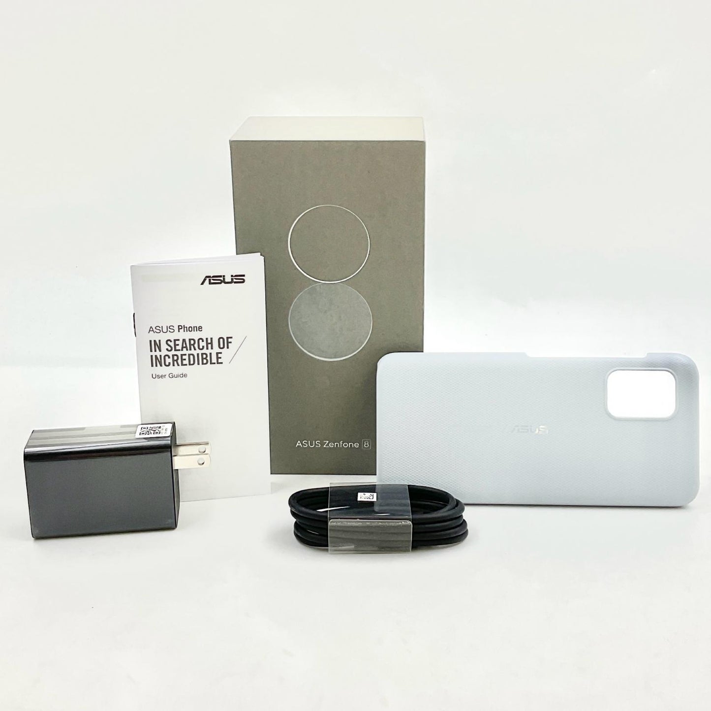 【全額返金保証】【最速発送】ASUS Zenfone 8 128GB ホライゾンシルバー SIMフリー Zenfone8 白ロム 超美品 動作確認済