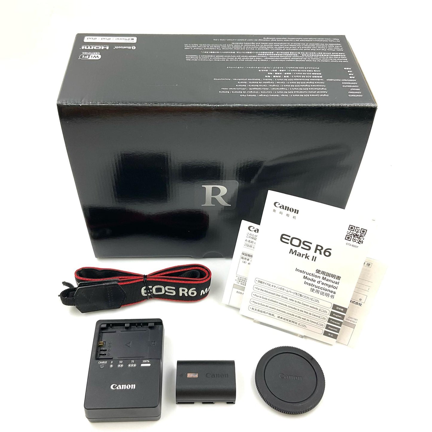 【全額返金保証】【最速発送】Canon デジタル一眼 EOS R6 Mark II ボディ ブラック 超美品 動作確認済