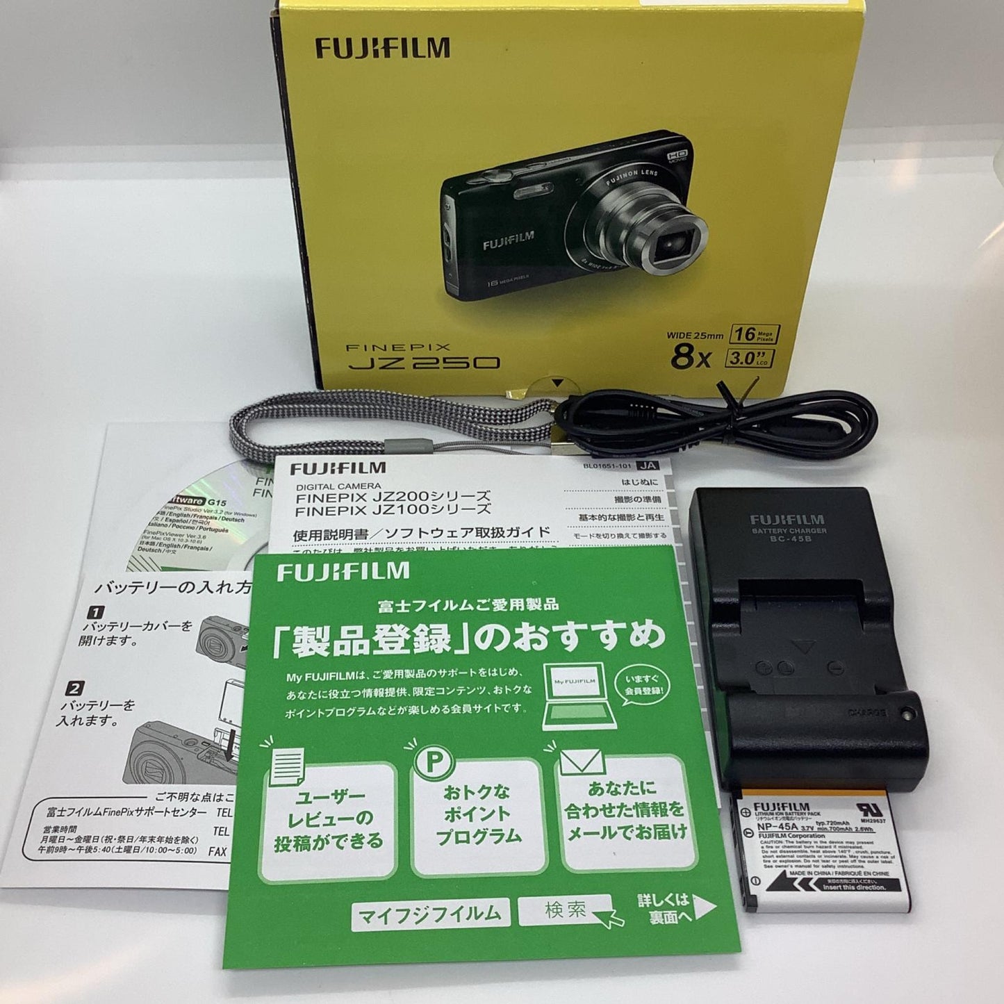 【全額返金保証】【最速発送】FUJIFILM コンパクトデジタルカメラ FinePix JZ250 ピンク 超美品 動作確認済