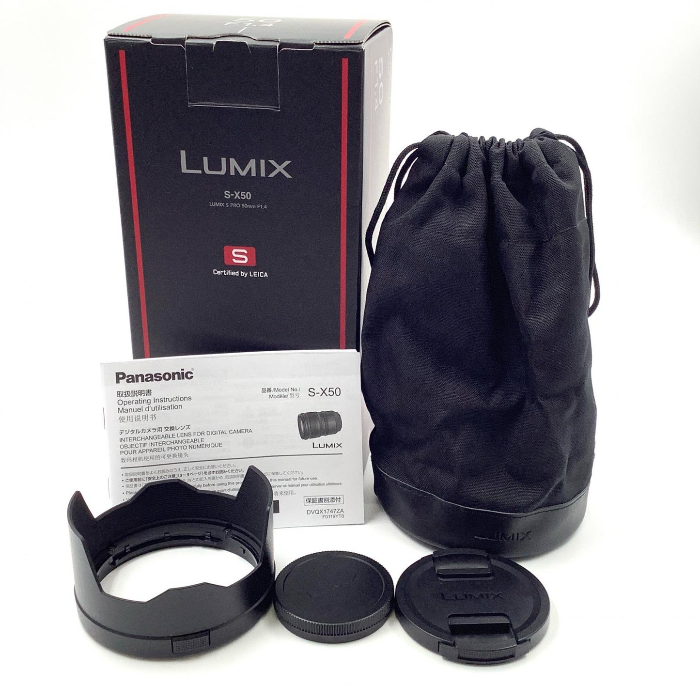 【全額返金保証】【最速発送】Panasonic LUMIX S PRO 50mm F1.4 S-X50 美品 動作確認済
