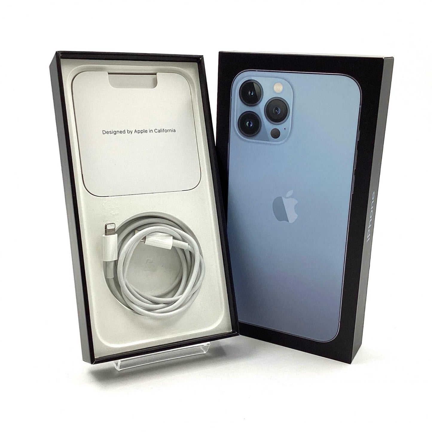 【全額返金保証】【最速発送】Apple iPhone iPhone 13 Pro Max 128GB シエラブルー 楽天モバイル 白ロム 動作確認済 86%