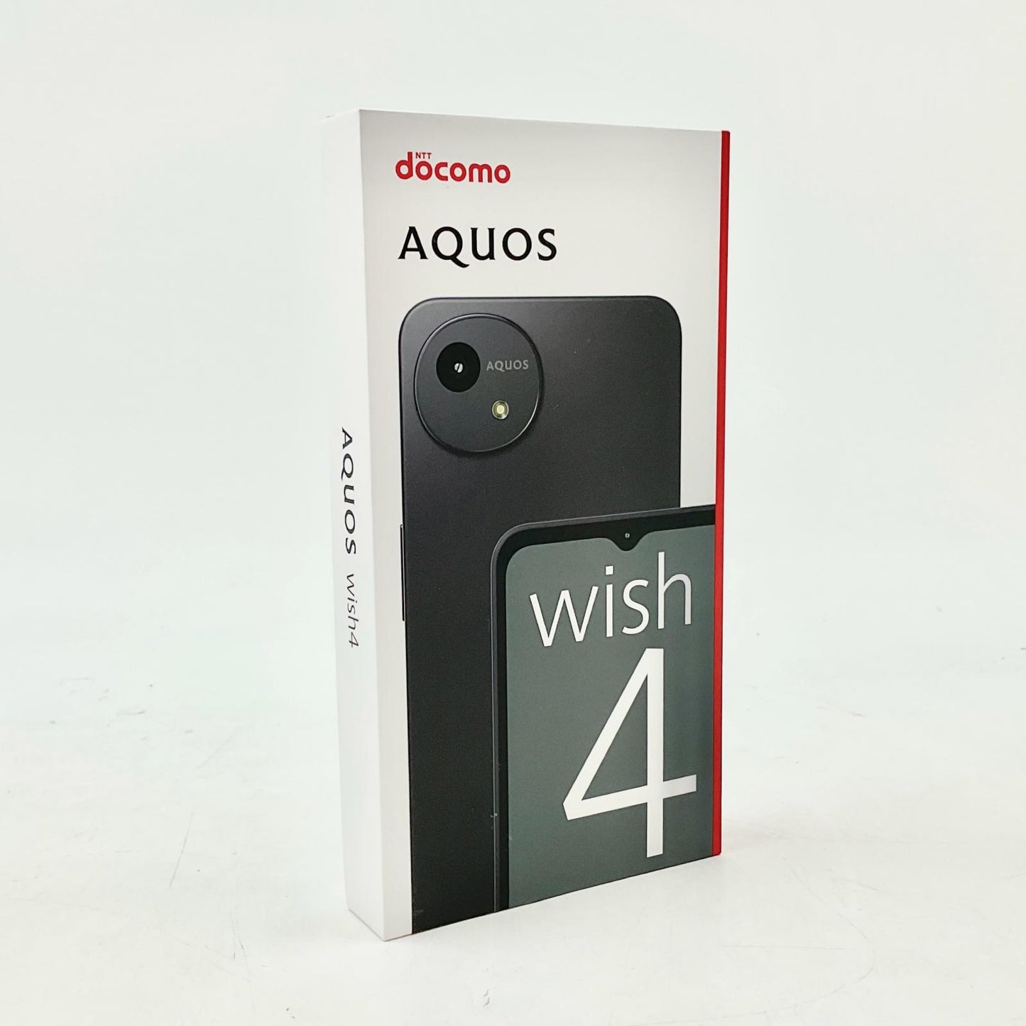 【全額返金保証】【最速発送】SHARP AQUOS wish4 64GB ブラック docomo SH-52E 白ロム 超美品 動作確認済