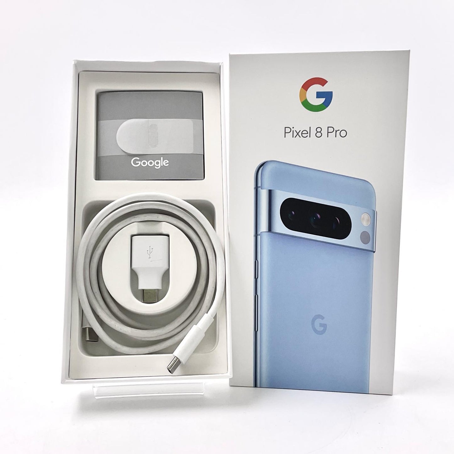 【全額返金保証】【最速発送】Google Pixel 8 Pro 256GB ベイ SIMフリー GE9DP 白ロム 動作確認済
