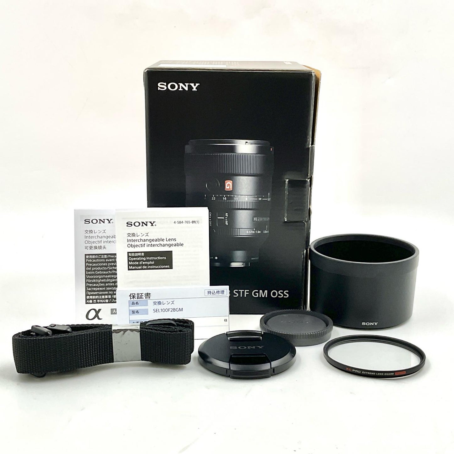 【全額返金保証】【最速発送】Sony FE 100mm F2.8 STF GM OSS SEL100F28GM 美品 動作確認済