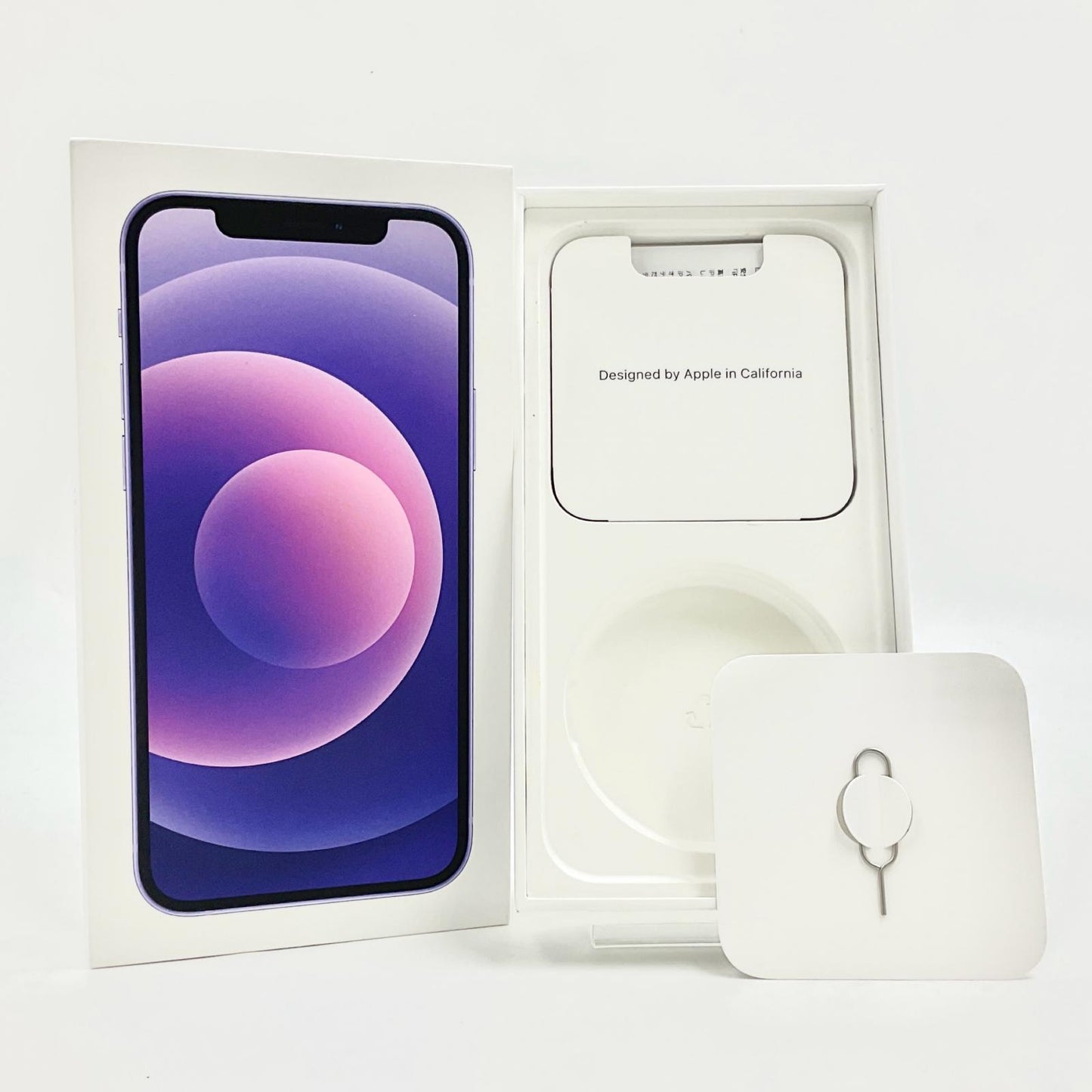 【全額返金保証】【最速発送】Apple iPhone iPhone 12 64GB パープル au 白ロム 美品 動作確認済 85%