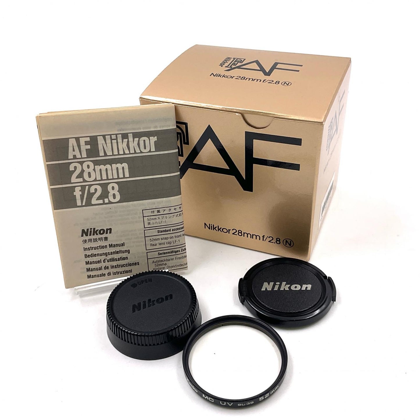 【全額返金保証】【最速発送】Nikon AF NIKKOR 28mm F/2.8 美品 動作確認済