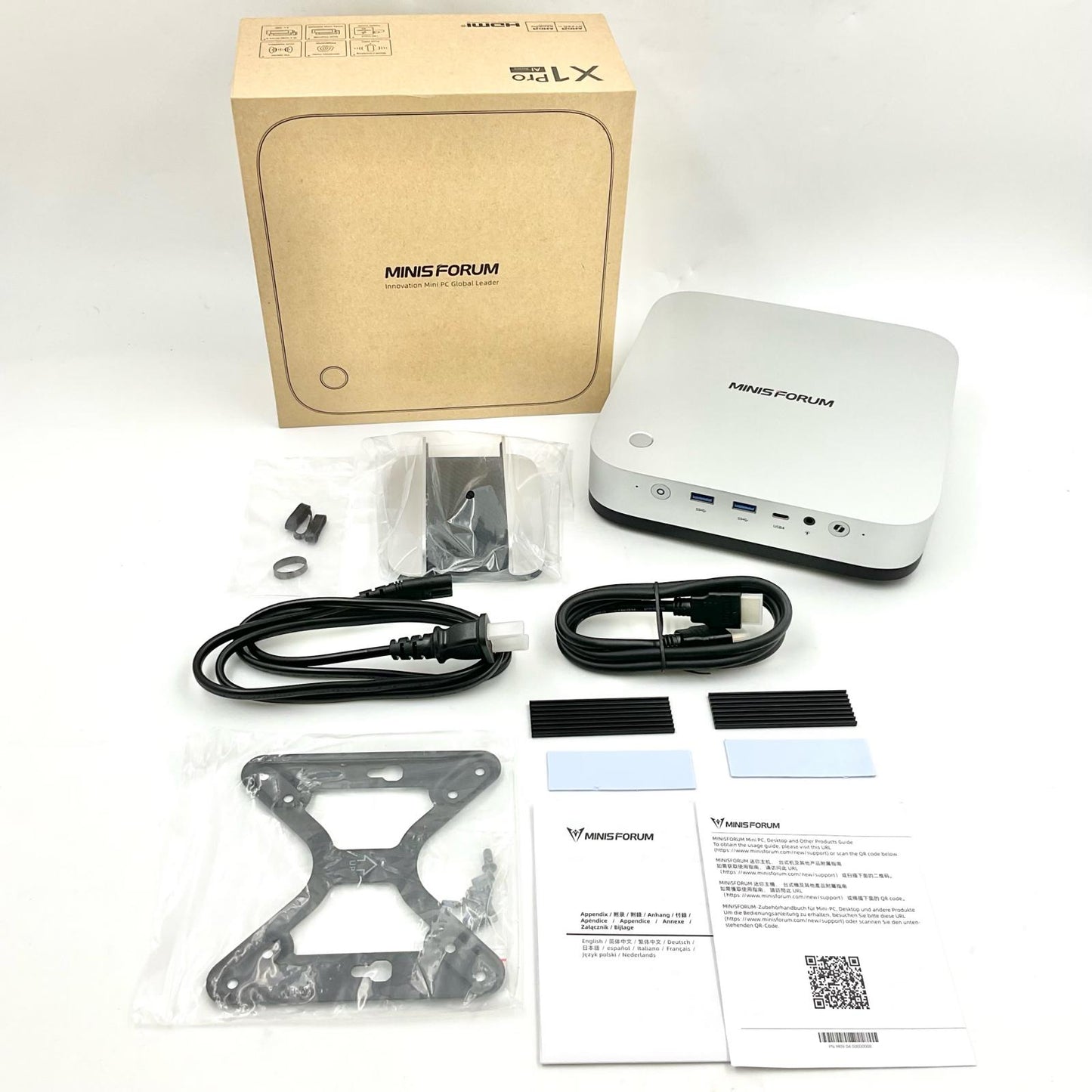 【全額返金保証】【最速発送】MINIS FORUM X1 Pro AI Series AMD Ryzen AI 9 HX 370 w/ Radeon 890M 2.00 GHz 96GB M.2 SSD 2TB 超美品 動作確認済