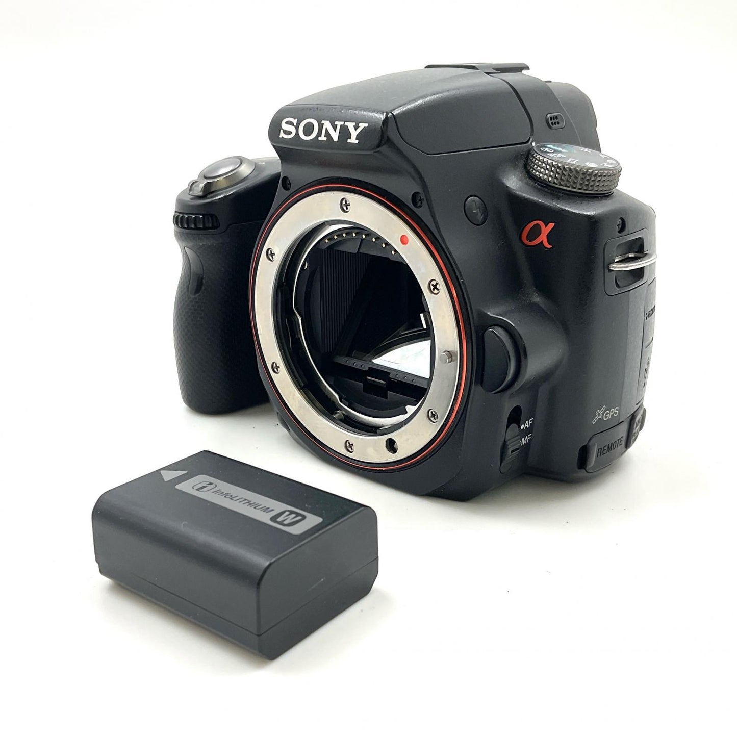 【最速発送】Sony デジタル一眼 α55 SLT-A55V ボディ ブラック【難有】