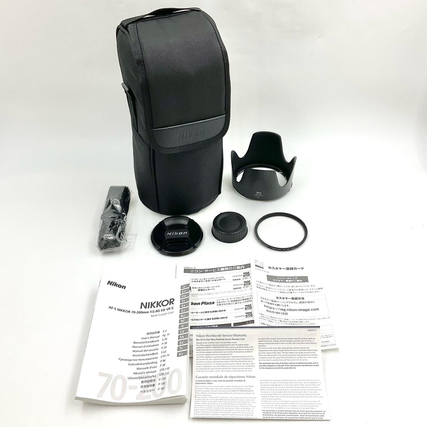 【全額返金保証】【最速発送】Nikon AF-S NIKKOR 70-200mm f/2.8G ED VR II 動作確認済