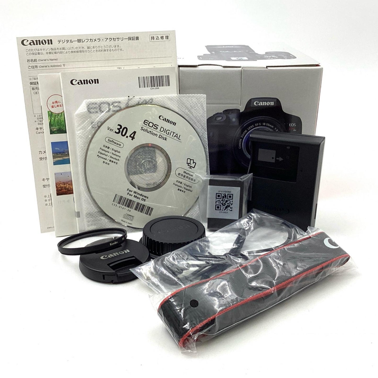【全額返金保証】【最速発送】Canon デジタル一眼 EOS Kiss X8i EF-S18-55 IS STM レンズキット ブラック 美品 動作確認済