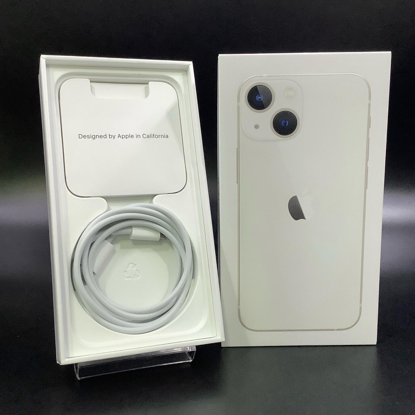 【全額返金保証】【最速発送】Apple iPhone iPhone 13 mini 128GB スターライト SIMフリー 白ロム 動作確認済 87%