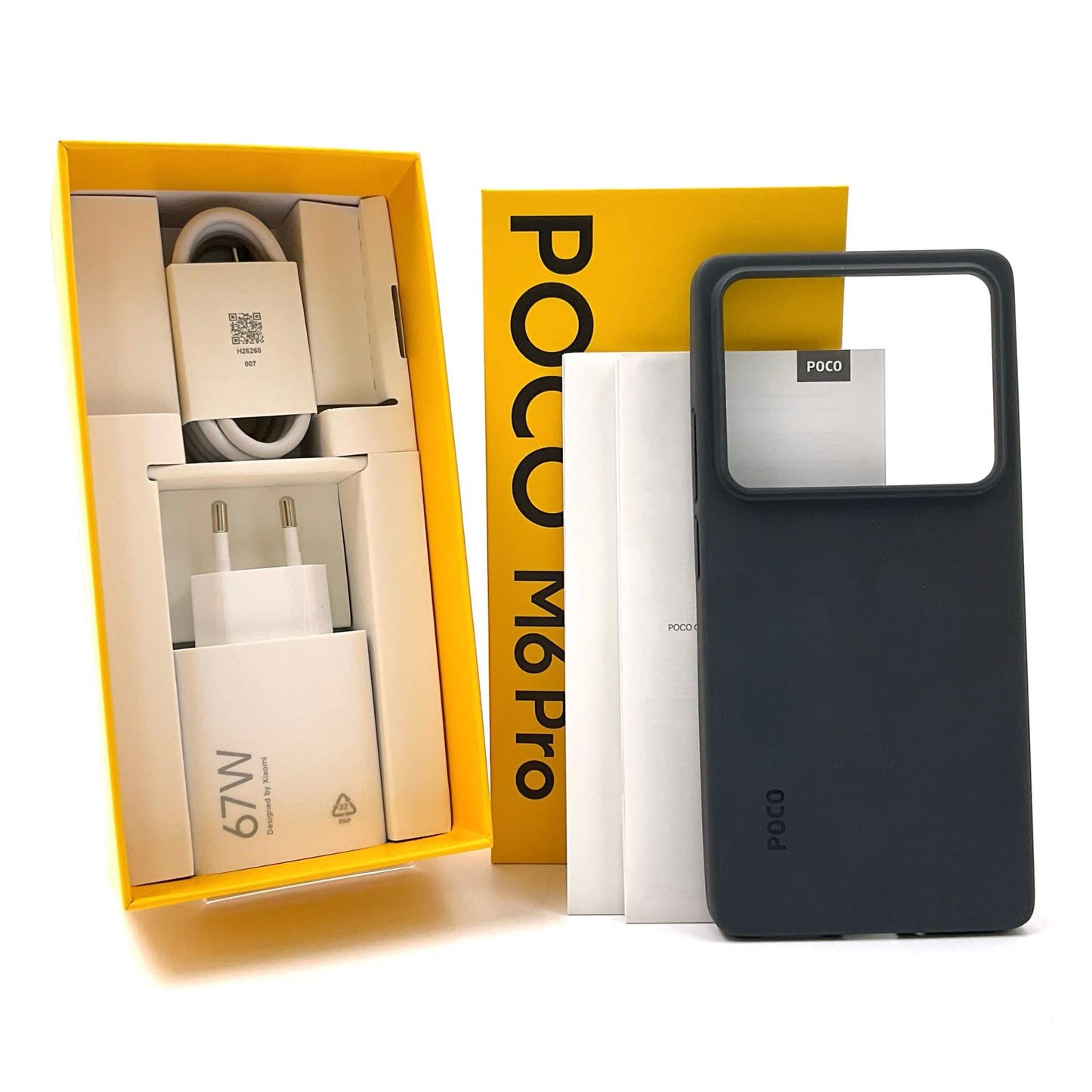 【全額返金保証】【最速発送】Xiaomi Xiaomi POCO M6 Pro 256GB Black SIMフリー 2312FPCA6G 白ロム 美品 動作確認済