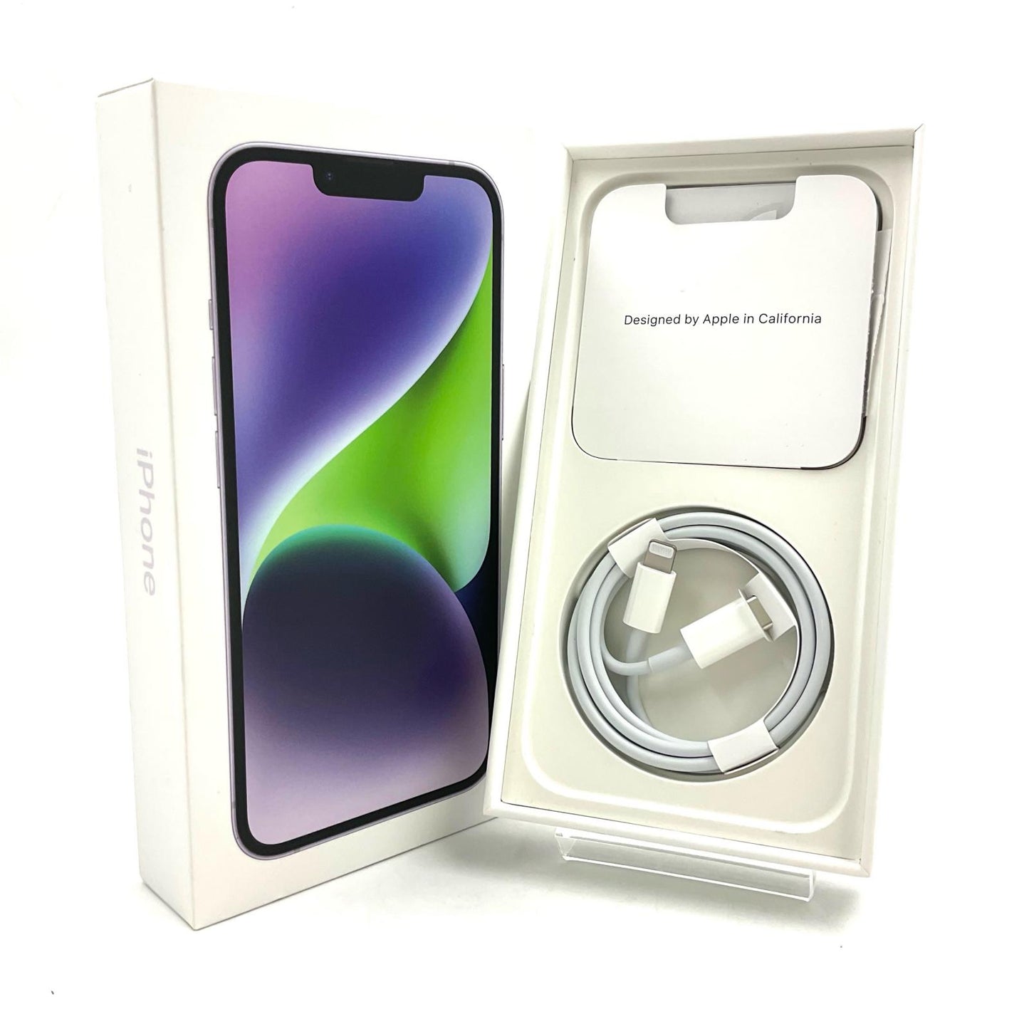 【全額返金保証】【最速発送】Apple iPhone iPhone 14 256GB パープル SIMフリー 白ロム 美品 動作確認済 94%