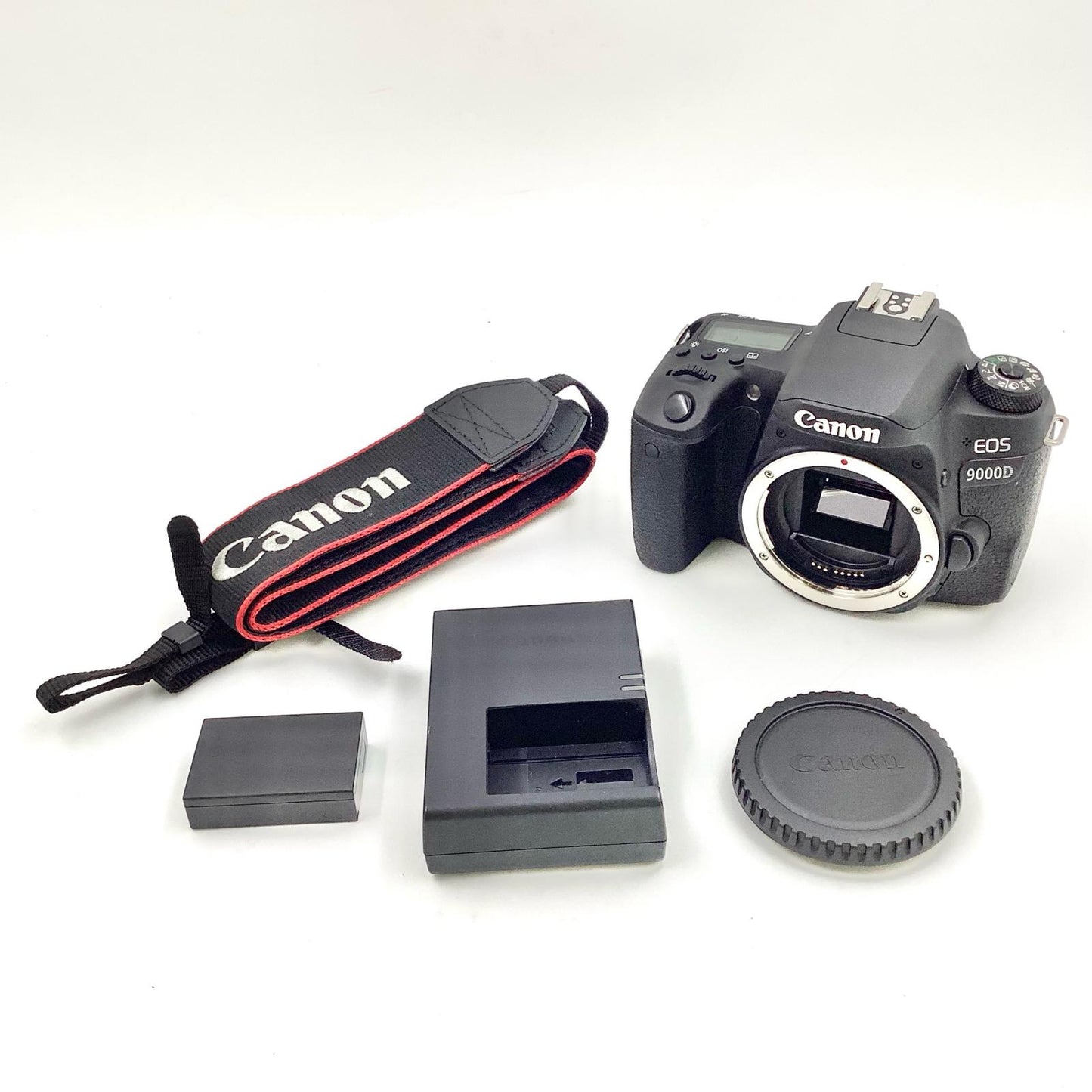 【全額返金保証】【最速発送】Canon デジタル一眼 EOS 9000D ボディ ブラック 美品 動作確認済