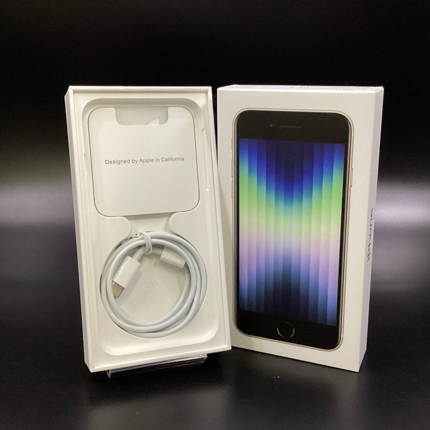 【全額返金保証】【最速発送】Apple iPhone iPhone SE(第3世代) 64GB スターライト Softbank 白ロム 美品 動作確認済 85%